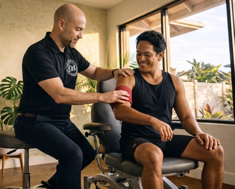 Compression Floss Therapy in Honolulu - Revive Movement