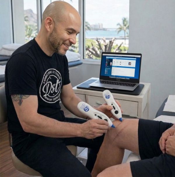 Dolphin MPS Scar Release Therapy Honolulu, HI - Knee Scar